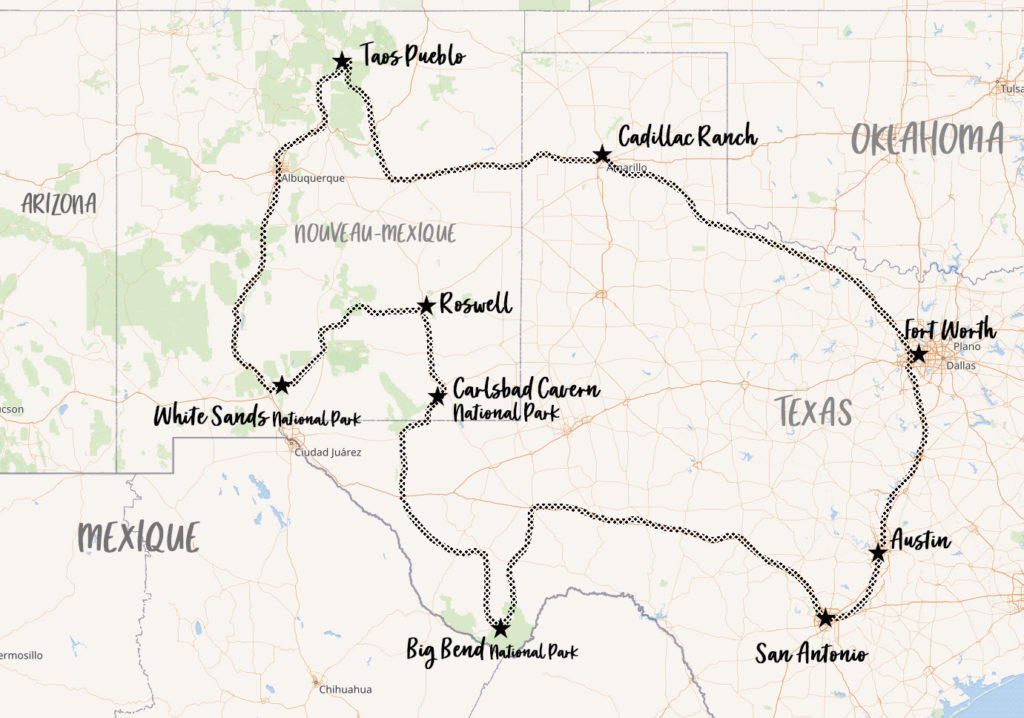 Texas-itineraire-Roadtrip